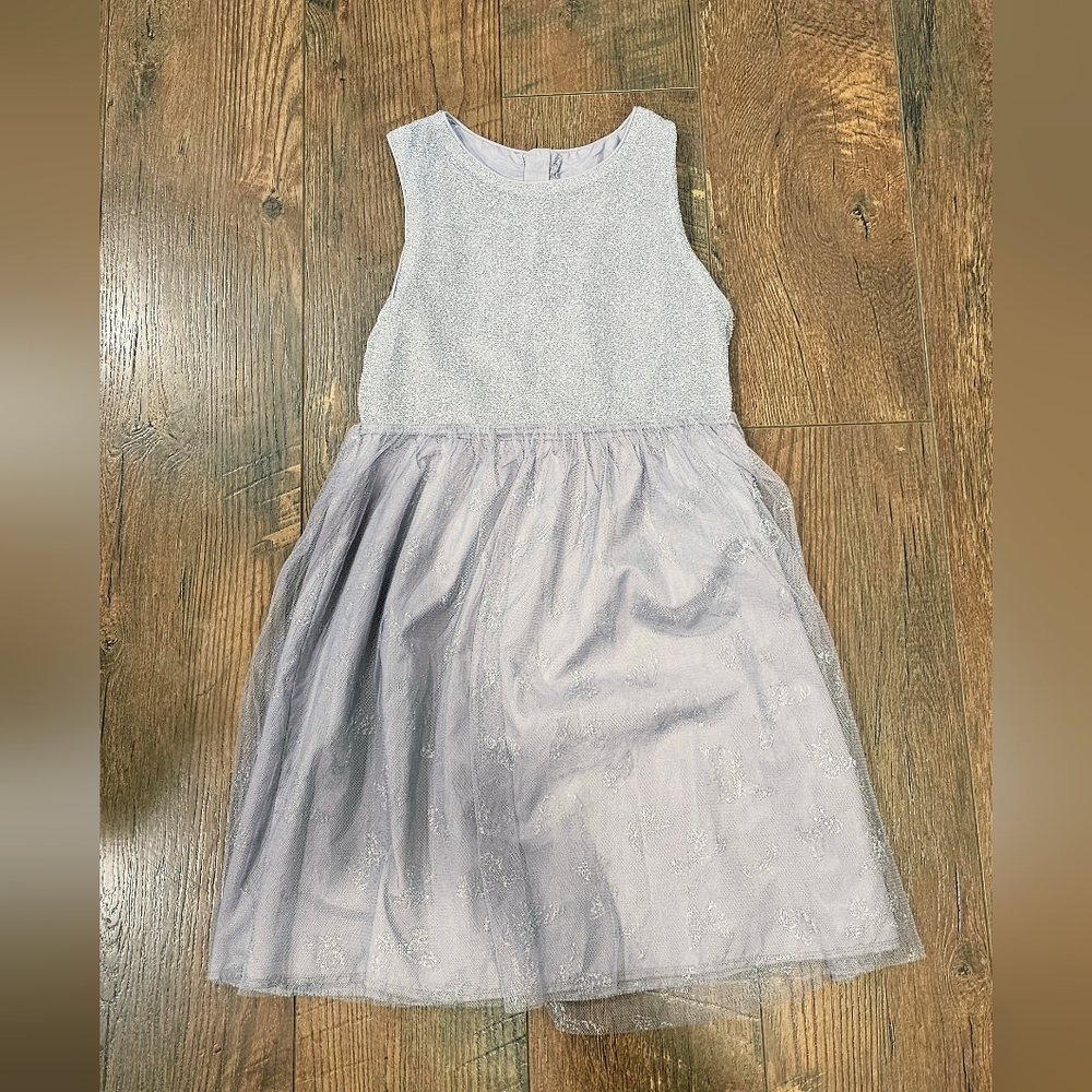 Elegant Silver Kids Dress